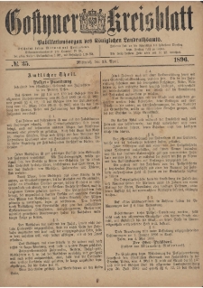 Gostyner Kreisblatt 1896.04.29 Nr 35