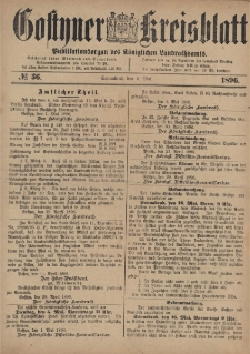 Gostyner Kreisblatt 1896.05.02 Nr 36