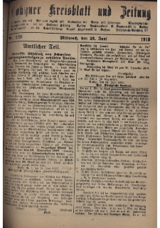Gostyner Kreisblatt und Zeitung 1918.06.26 Nr 139