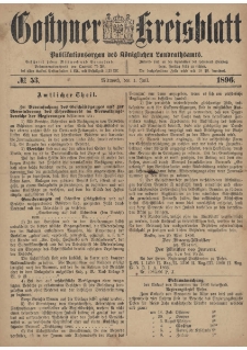 Gostyner Kreisblatt 1896.07.01 Nr 53