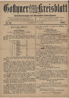 Gostyner Kreisblatt 1896.07.11 Nr 56
