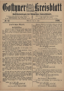 Gostyner Kreisblatt 1896.07.15 Nr 57