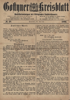 Gostyner Kreisblatt 1896.07.18 Nr 58
