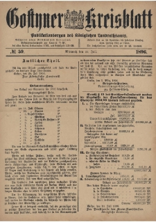 Gostyner Kreisblatt 1896.07.22 Nr 59