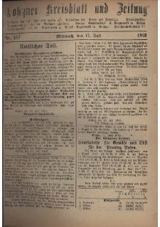 Gostyner Kreisblatt und Zeitung 1918.07.17 Nr 157