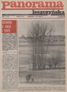 Panorama Leszczyńska 1986.04.13 R.8 Nr15(325)