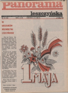 Panorama Leszczyńska 1986.05.04 R.8 Nr18(328)