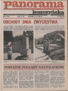 Panorama Leszczyńska 1986.05.18 R.8 Nr20(330)