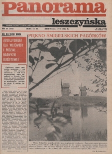 Panorama Leszczyńska 1986.06.01 R.8 Nr22(332)