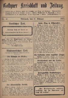 Gostyner Kreisblatt und Zeitung 1915.02.17 Nr 40