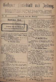 Gostyner Kreisblatt und Zeitung 1915.02.24 Nr 45