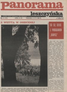 Panorama Leszczyńska 1986.06.22 R.8 Nr25(335)
