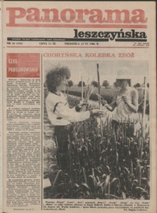 Panorama Leszczyńska 1986.06.29 R.8 Nr26(336)