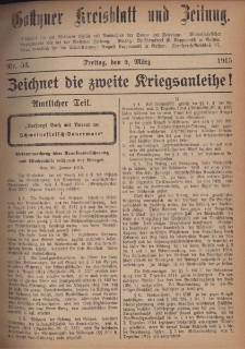Gostyner Kreisblatt und Zeitung 1915.03.05 Nr 53