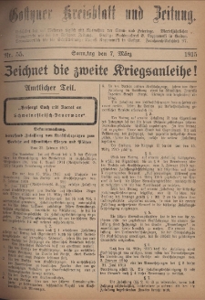 Gostyner Kreisblatt und Zeitung 1915.03.07 Nr 55