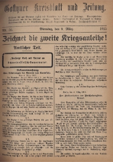 Gostyner Kreisblatt und Zeitung 1915.03.09 Nr 56