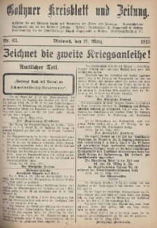 Gostyner Kreisblatt und Zeitung 1915.03.17 Nr 63