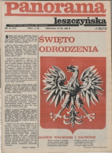 Panorama Leszczyńska 1986.07.20 R.8 Nr29(339)