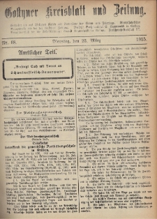 Gostyner Kreisblatt und Zeitung 1915.03.23 Nr 68