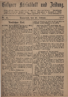 Gostyner Kreisblatt und Zeitung 1917.02.24 Nr 44