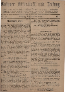 Gostyner Kreisblatt und Zeitung 1917.02.25 Nr 45