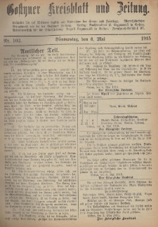 Gostyner Kreisblatt und Zeitung 1915.05.06 Nr 102