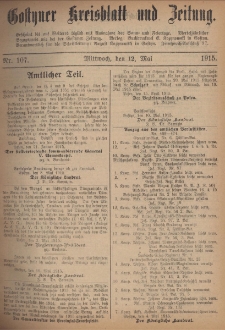 Gostyner Kreisblatt und Zeitung 1915.05.12 Nr 107