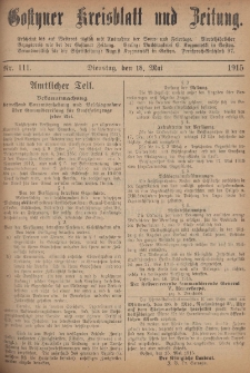 Gostyner Kreisblatt und Zeitung 1915.05.18 Nr 111