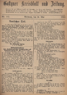 Gostyner Kreisblatt und Zeitung 1915.05.19 Nr 112