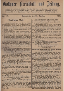 Gostyner Kreisblat und Zeitung 1914.10.10 Nr 120