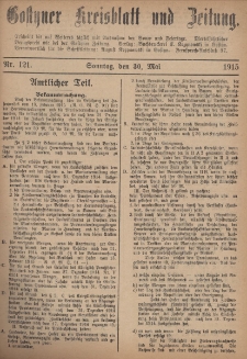 Gostyner Kreisblatt und Zeitung 1915.05.30 Nr 121