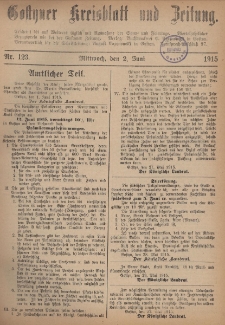 Gostyner Kreisblatt und Zeitung 1915.06.02 Nr 123