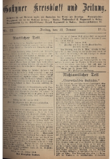 Gostyner Kreisblatt und Zeitung 1916.01.28 Nr 23