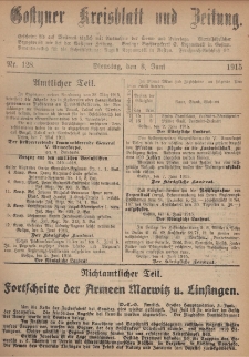 Gostyner Kreisblatt und Zeitung 1915.06.08 Nr 128