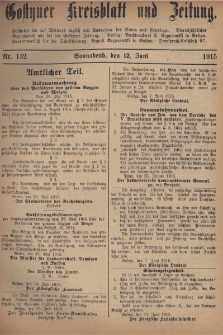 Gostyner Kreisblatt und Zeitung 1915.06.12 Nr 132