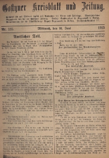 Gostyner Kreisblatt und Zeitung 1915.06.16 Nr 135
