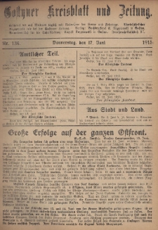 Gostyner Kreisblatt und Zeitung 1915.06.17 Nr 136