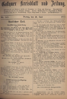 Gostyner Kreisblatt und Zeitung 1915.06.25 Nr 143
