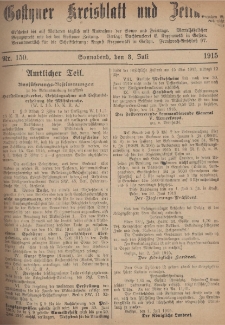 Gostyner Kreisblatt und Zeitung 1915.07.03 Nr 150
