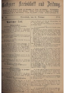 Gostyner Kreisblatt und Zeitung 1916.02.12 Nr 36