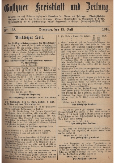 Gostyner Kreisblatt und Zeitung 1915.07.13 Nr 158