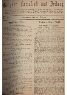 Gostyner Kreisblatt und Zeitung 1916.02.19 Nr 42