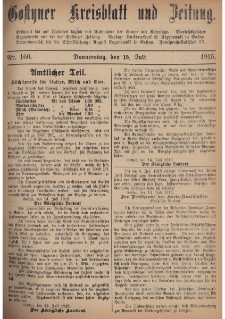 Gostyner Kreisblatt und Zeitung 1915.07.15 Nr 160