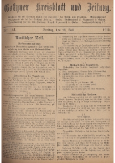 Gostyner Kreisblatt und Zeitung 1915.07.16 Nr 161