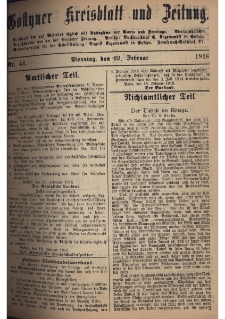 Gostyner Kreisblatt und Zeitung 1916.02.22 Nr 44