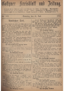 Gostyner Kreisblatt und Zeitung 1915.07.18 Nr 163