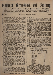 Gostyner Kreisblatt und Zeitung 1917.04.17 Nr 83