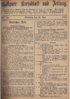 Gostyner Kreisblatt und Zeitung 1915.07.21 Nr 165