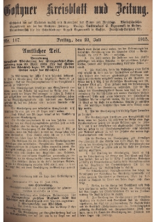 Gostyner Kreisblatt und Zeitung 1915.07.23 Nr 167