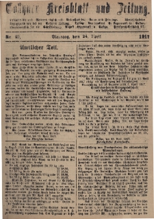 Gostyner Kreisblatt und Zeitung 1917.04.24 Nr 89